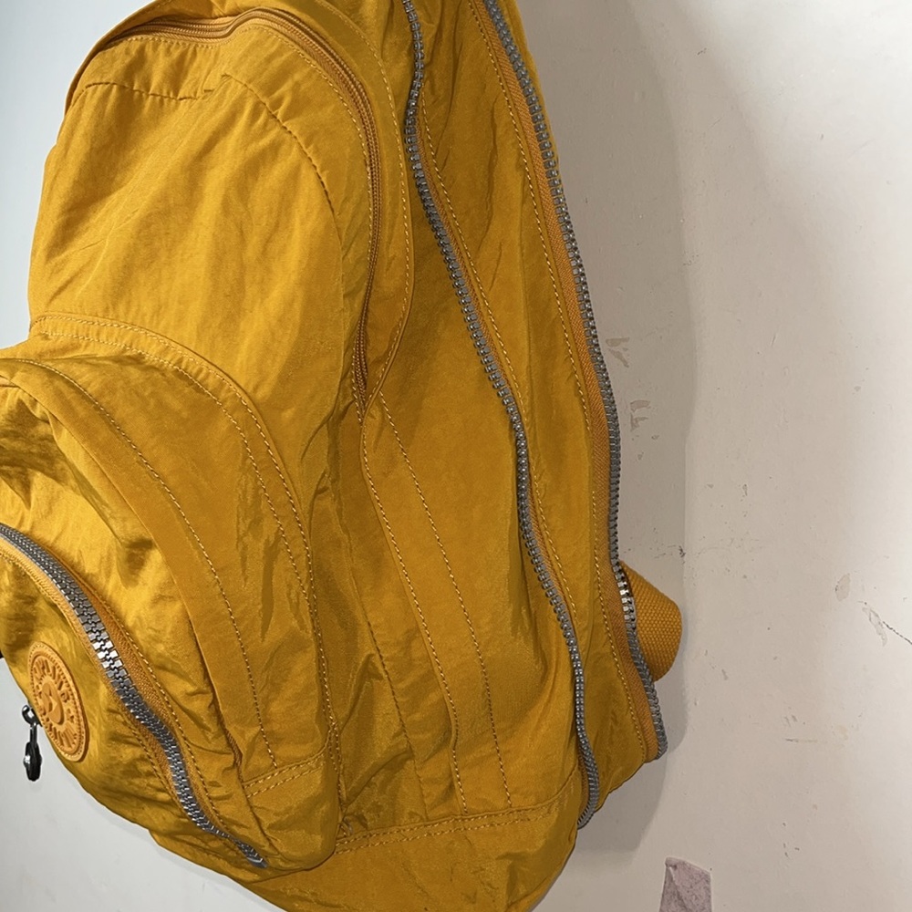 Kipling Gold Backpack Durable Everyday Style - image 4